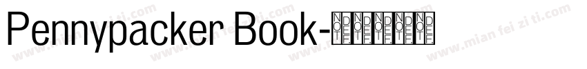 Pennypacker Book字体转换